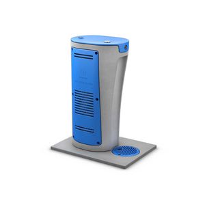outdoor drinking fountain / concrete / cast aluminum / for public spaces