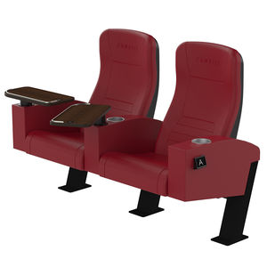 fabric cinema seating / leather / upholstered / retractable