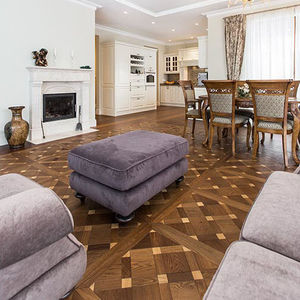solid parquet floor
