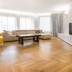 solid parquet floor