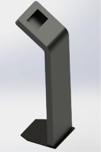 contemporary touchscreen stand