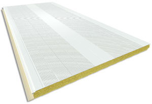 facade acoustic sandwich panel / rock wool core