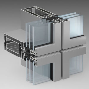 aluminum curtain wall fastening system