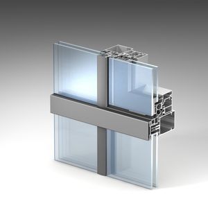 steel curtain wall fastening system