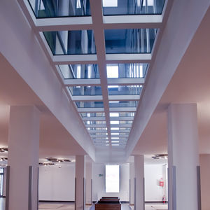 fixed glass roof
