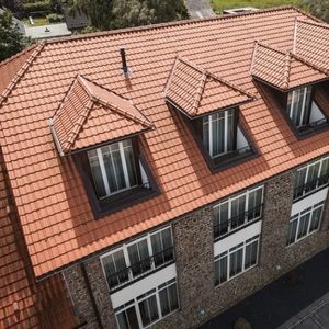 flat roof tile