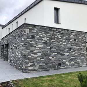 engineered stone wall cladding / interior / exterior / textured