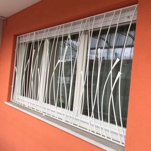 fixed security grill