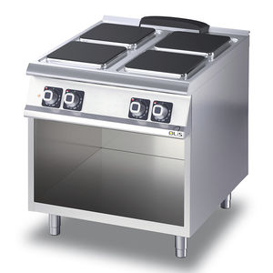 gas grill / floor-mounted / commercial / stainless steel