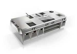 stainless steel commercial kitchen / modular / compact / custom