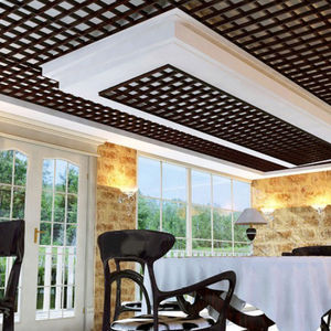 wooden suspended ceiling