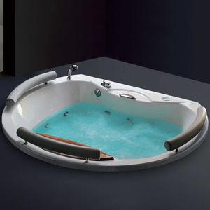built-in hot tub