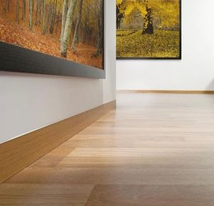 wooden baseboard