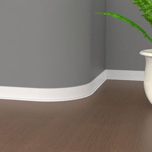 white baseboard