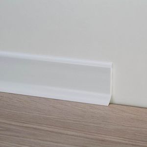 white baseboard