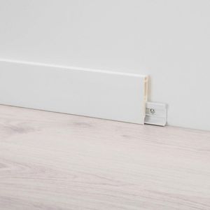 white baseboard