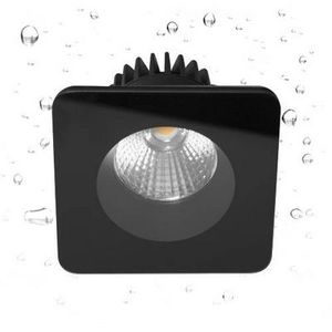 recessed spotlight / indoor / LED / square