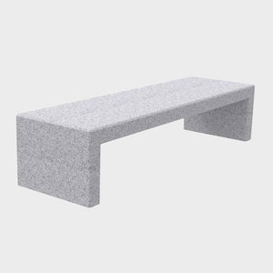 contemporary public bench