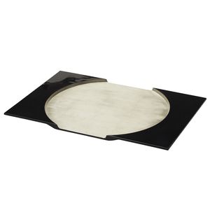 lacquered wood placemat