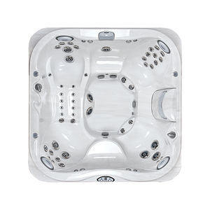 above-ground hot tub / square / 6-person / 5-person