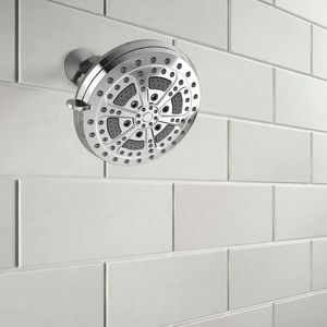wall-mounted shower head