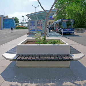 fiber-reinforced concrete planter
