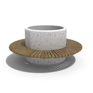 fiber-reinforced concrete planter