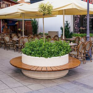fiber-reinforced concrete planter