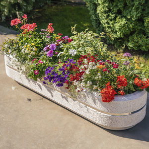 fiber-reinforced concrete planter