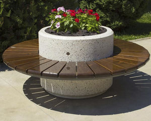 fiber-reinforced concrete planter