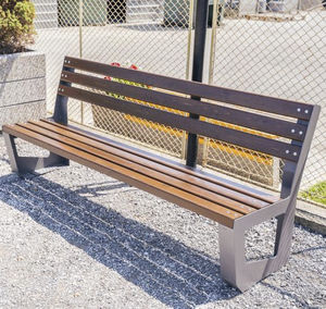 contemporary public bench