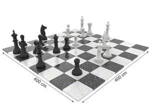 outdoor chess table