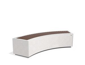 contemporary public bench