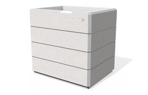 fiber-reinforced concrete planter