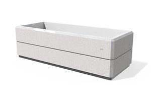 high-performance concrete planter