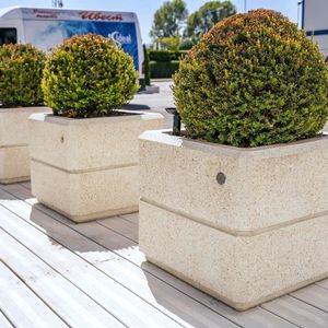 high-performance concrete planter