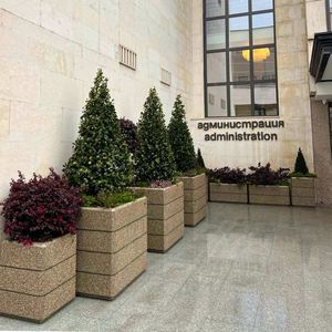 high-performance concrete planter