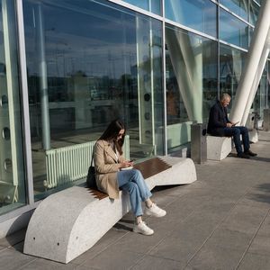 contemporary public bench 1