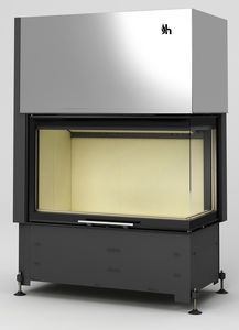 double-sided fireplace insert