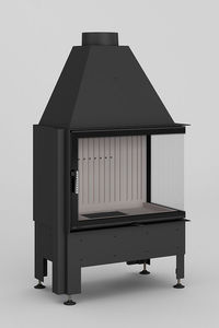 double-sided fireplace insert