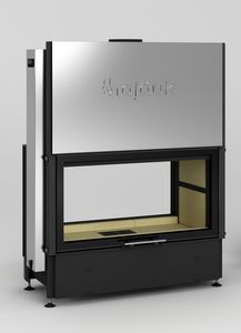 double-sided fireplace insert