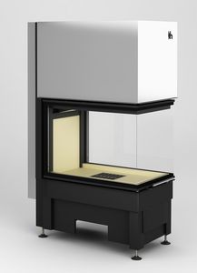 3-sided fireplace insert