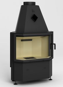 3-sided fireplace insert