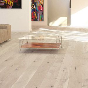 engineered parquet floor / glued / floating / oak
