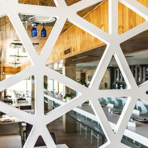 wood decorative panel / MDF / composite / aluminium