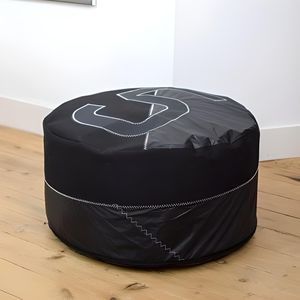 contemporary pouf