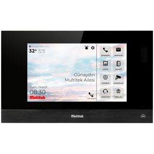 black video door intercom