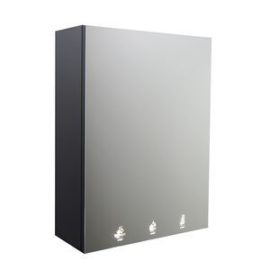 bathroom mirror cabinet with soap dispenser