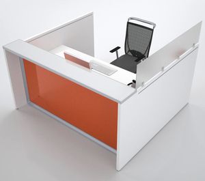 corner reception desk
