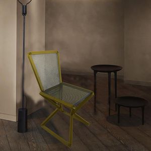 contemporary visitor chair / metal / for public buildings